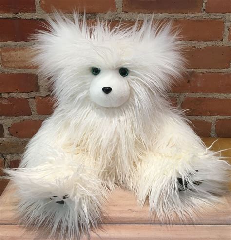 Teddy Bear White Faux Fur 